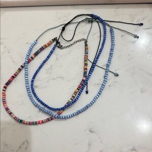 Colorful Beaded Necklace Set